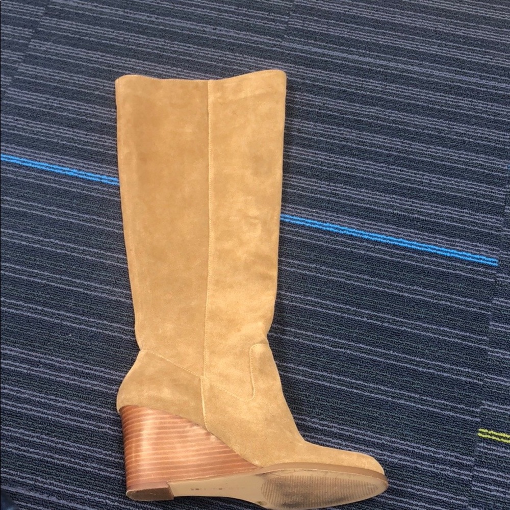 Sole society wedge knee high boots